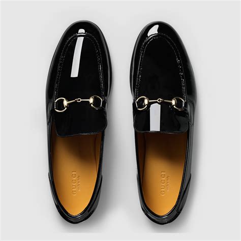 gucci patent loafers womens